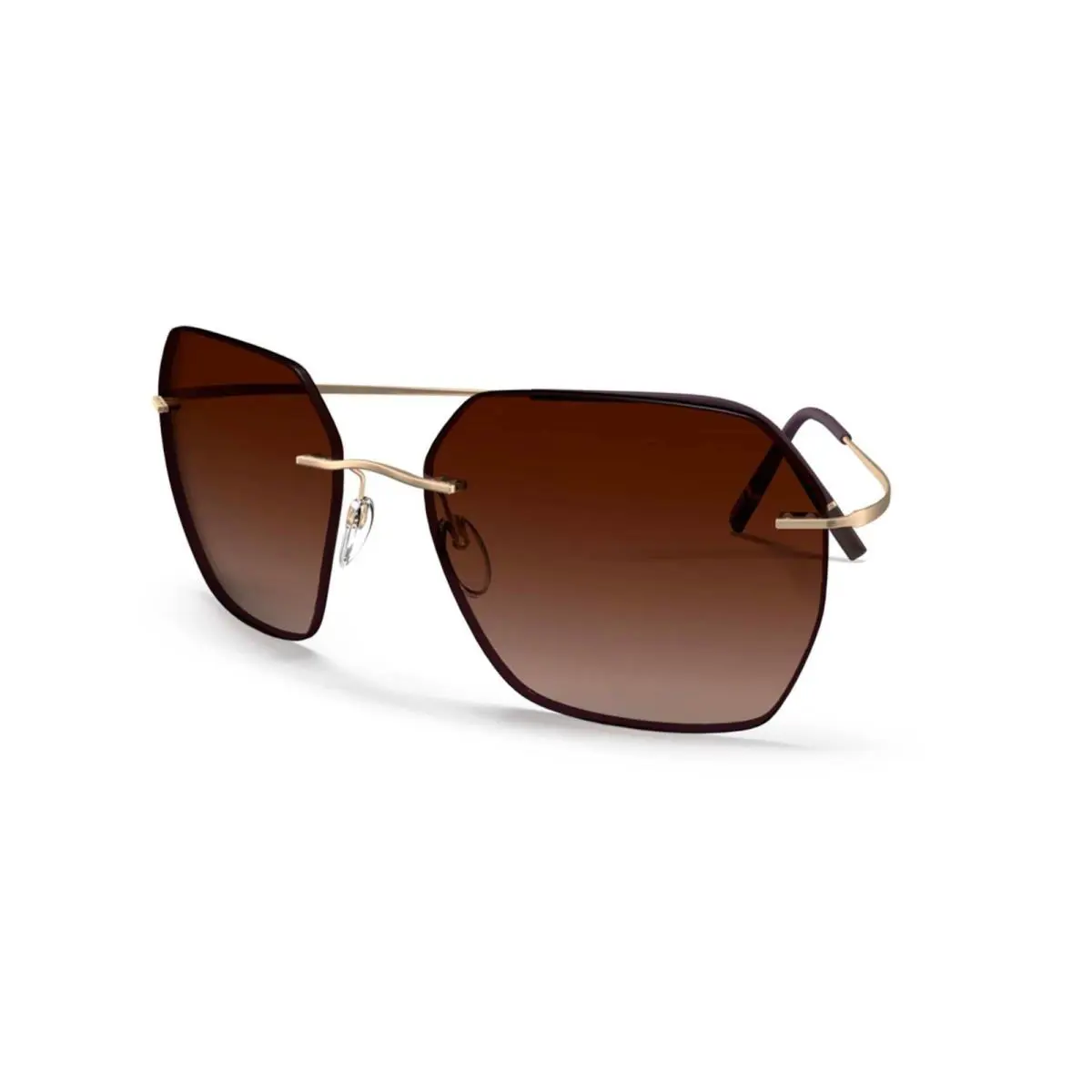 Silhouette Caleum Tma Collection 8745 Gold/brown 7930 Sunglasses