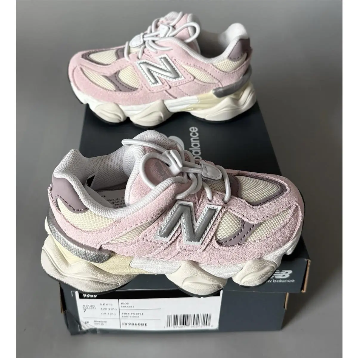 New Balance 9060 Sneakers IV9060BE — New w/ Box — Infant Size 7 — Rose Pink