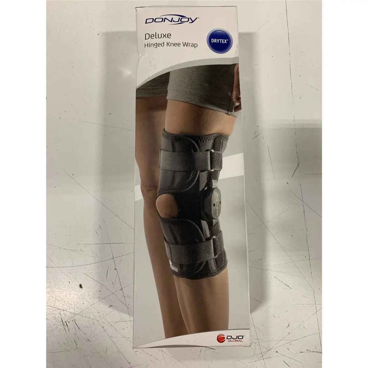 Donjoy Drytex Black Dual Hinged Knee Brace - Adult XL - Model: 81-07588 - Black