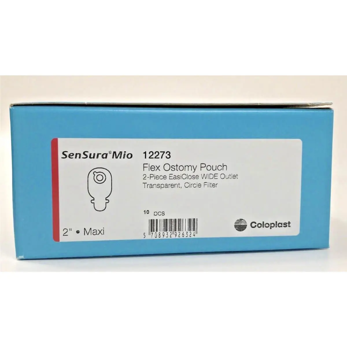 Donjoy Coloplast 12273 Sensura Mio Flex Ostomy Pouches 2`` Maxi Expires 10/2027