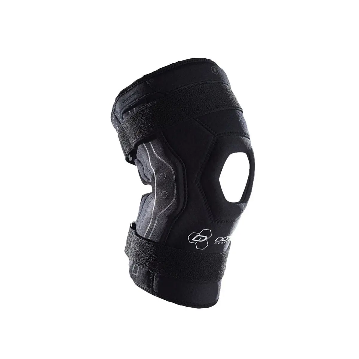 Donjoy Performance Bionic Knee Support Brace Large Black with Hyperextension