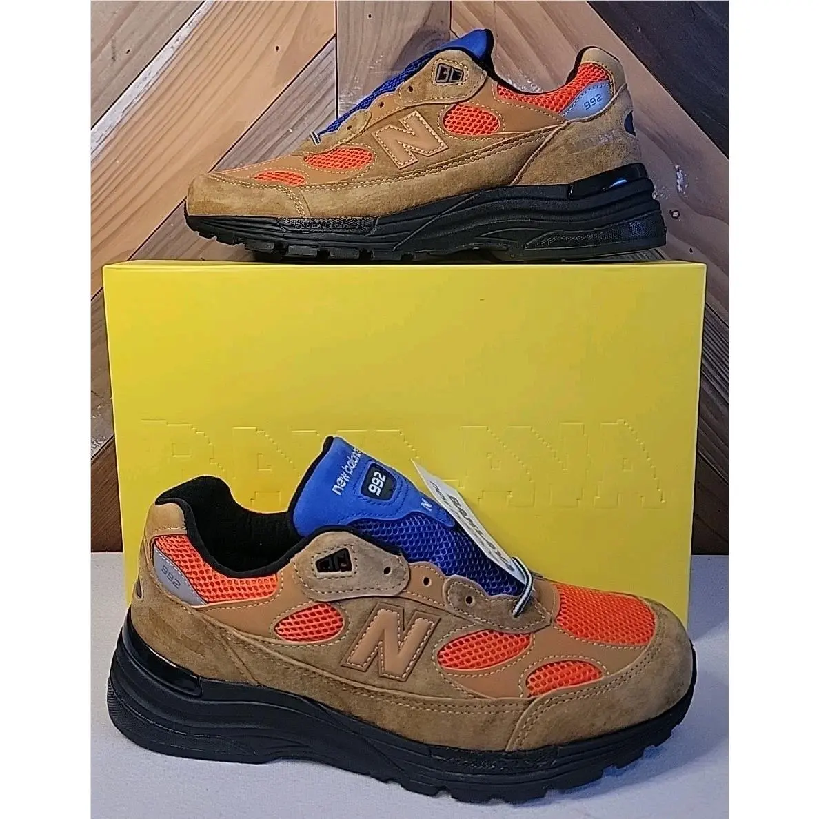 Size 9.5 New Balance 992 Baklava Action Bronson Tiger Eye. New