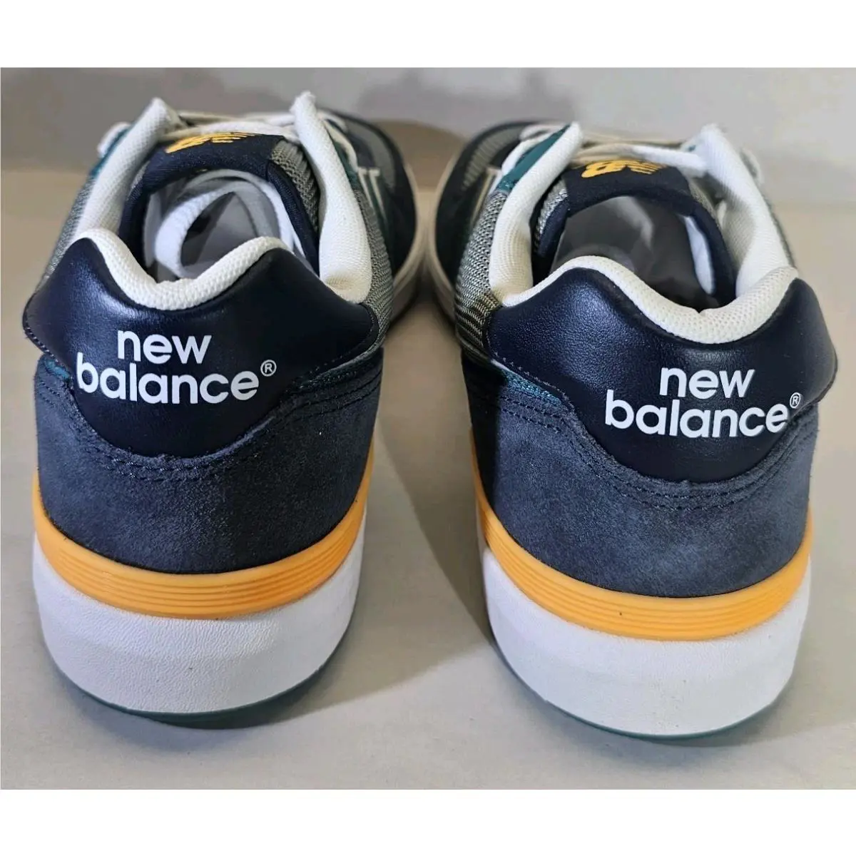New Balance shoes - New Balance 574 Court - Court - CT 574 NGT - Phantom/ Green/Yellow 9