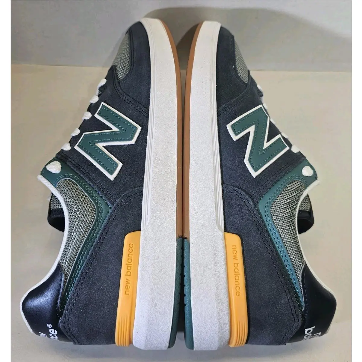 New Balance shoes - New Balance 574 Court - Court - CT 574 NGT - Phantom/ Green/Yellow 19