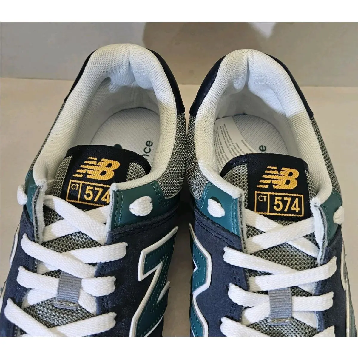 New Balance shoes - New Balance 574 Court - Court - CT 574 NGT - Phantom/ Green/Yellow 8