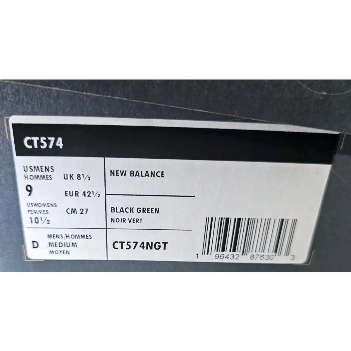 New Balance shoes - New Balance 574 Court - Court - CT 574 NGT - Phantom/ Green/Yellow 1