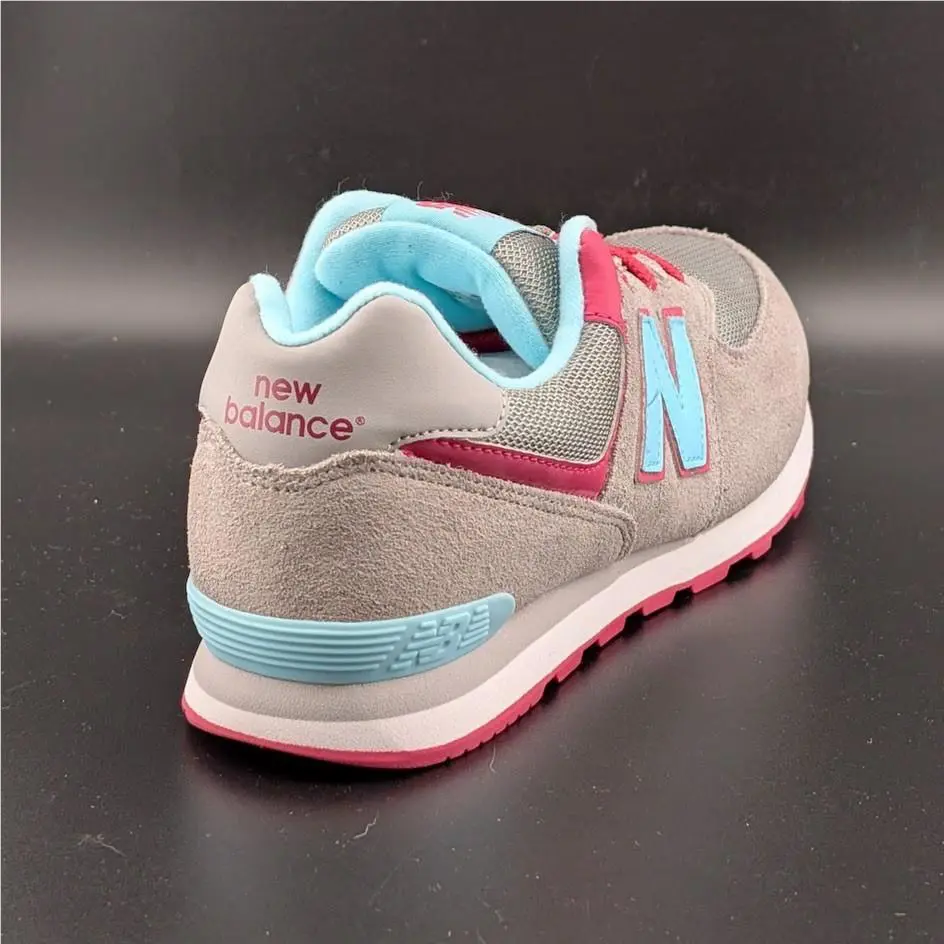 New Balance shoes - New Balance 574 - Kl574ALG - Grey Light Blue Fuscia (UPC: 190737518869) 1