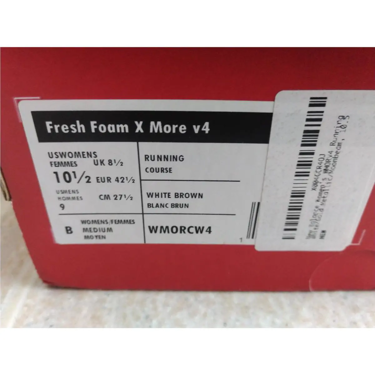New Balance shoes - New Balance Fresh Foam X More - MMORWS4 - Sea Salt/Turtledove/Timberwolf (UPC: 197375361635) 8