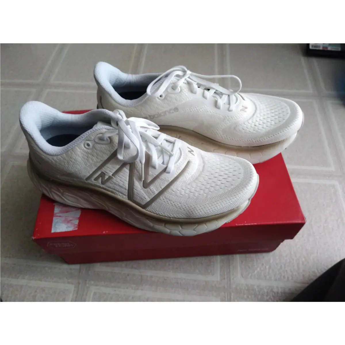 New Balance shoes - New Balance Fresh Foam X More - MMORWS4 - Sea Salt/Turtledove/Timberwolf (UPC: 197375361635) 0