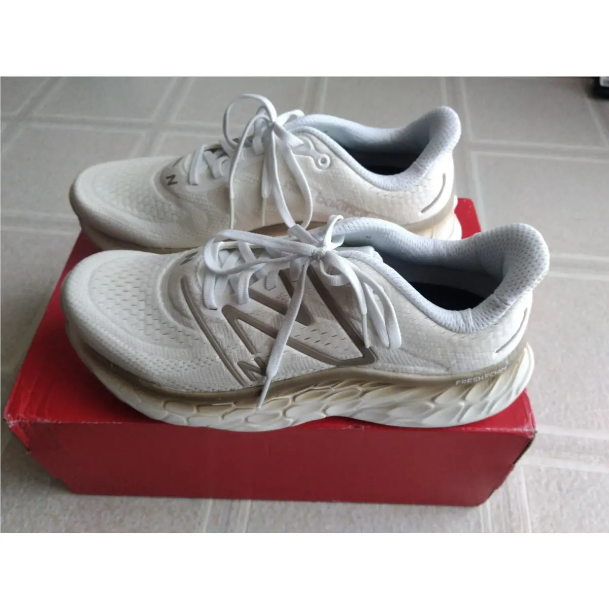 New Balance shoes - New Balance Fresh Foam X More - MMORWS4 - Sea Salt/Turtledove/Timberwolf (UPC: 197375361635) 1
