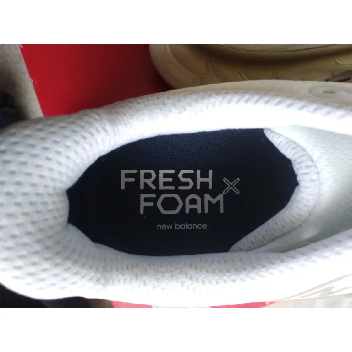 New Balance shoes - New Balance Fresh Foam X More - MMORWS4 - Sea Salt/Turtledove/Timberwolf (UPC: 197375361635) 4