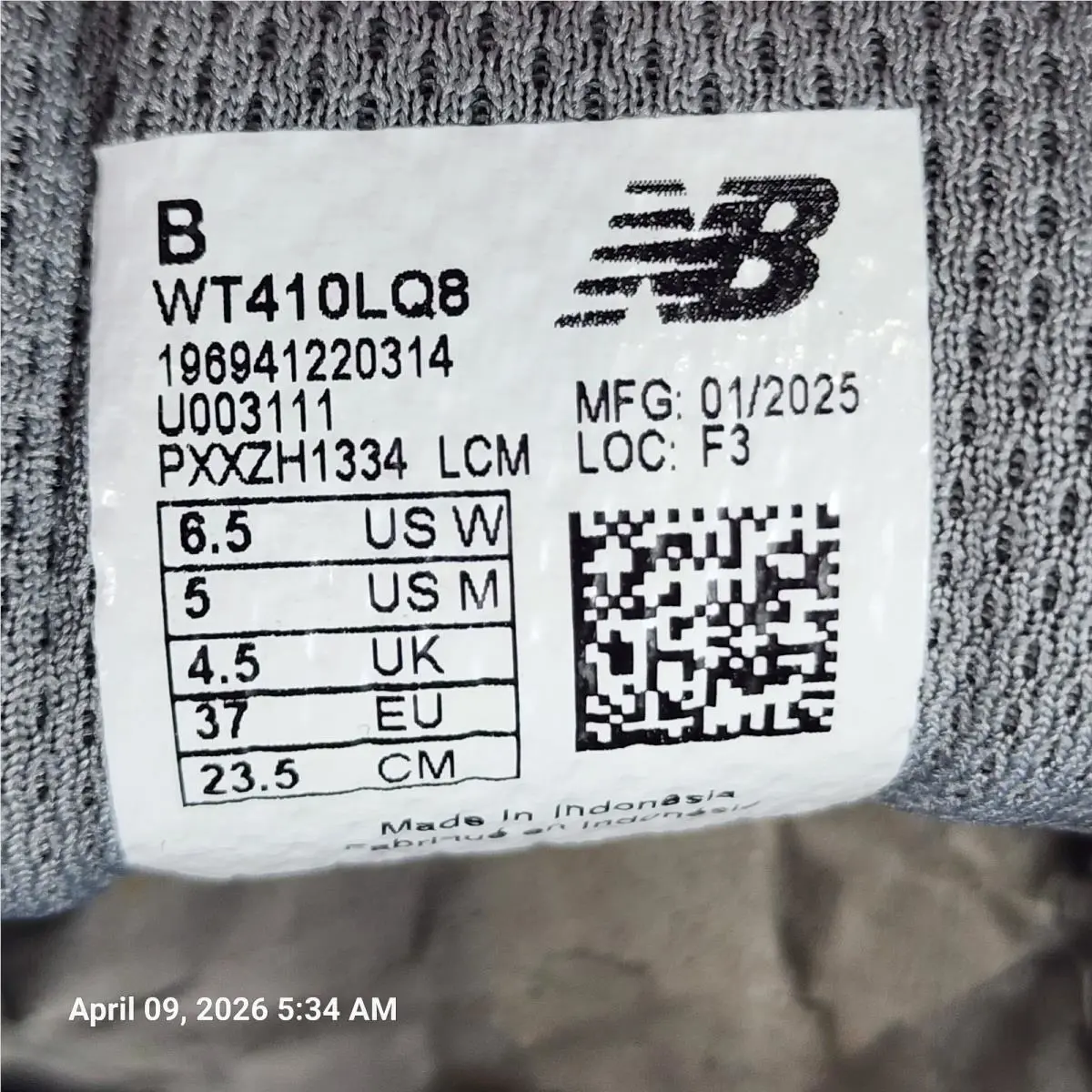 New Balance shoes - New Balance 410v8 - WT410LQ8 - SHADOW GREY / ELECTRIC INDIGO / BLACK (UPC: 196941220314) 5