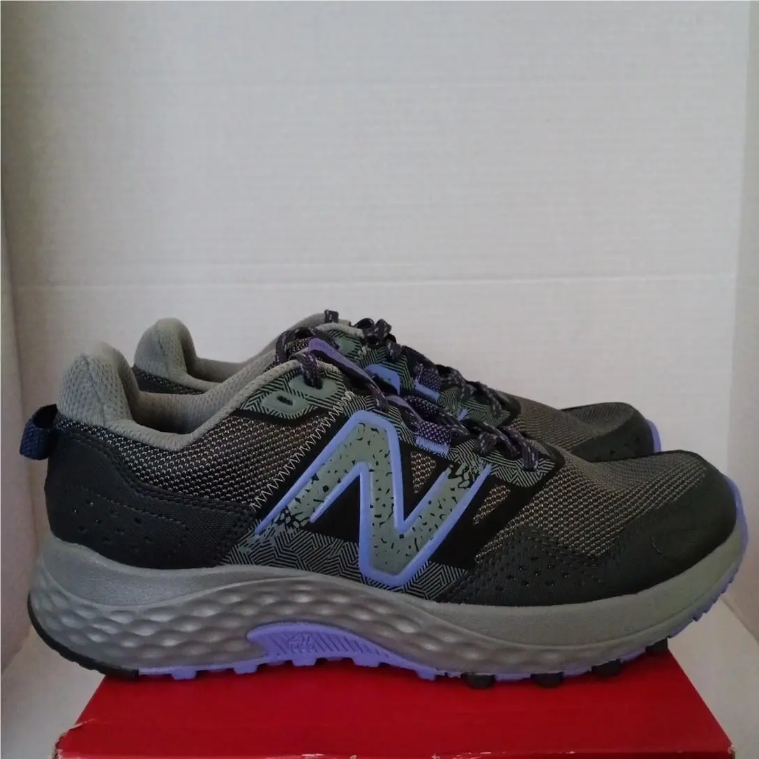 New Balance 410v8 Trail Running Shoes Women`s Size 9 Men`s Sz 7.5 Gray WT410LQ8