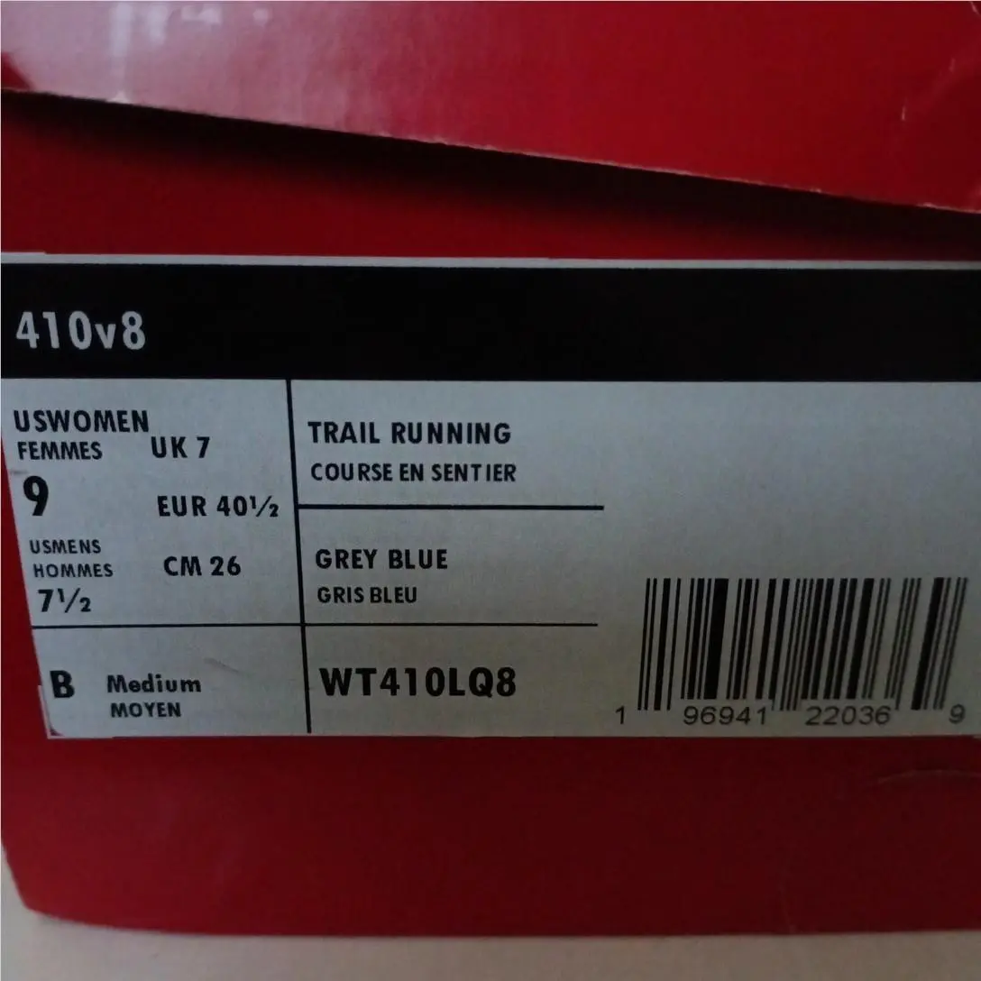 New Balance shoes - New Balance Trail - Trail - WT410LQ8 - Gray 6