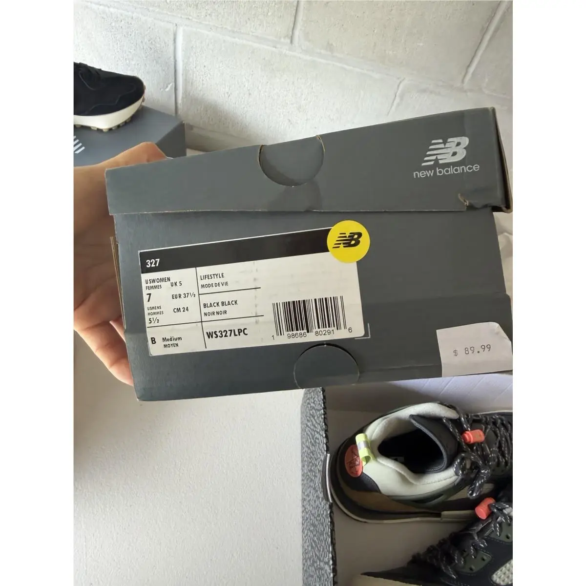 New Balance shoes - New Balance 327 - WS327LPC - Black 8