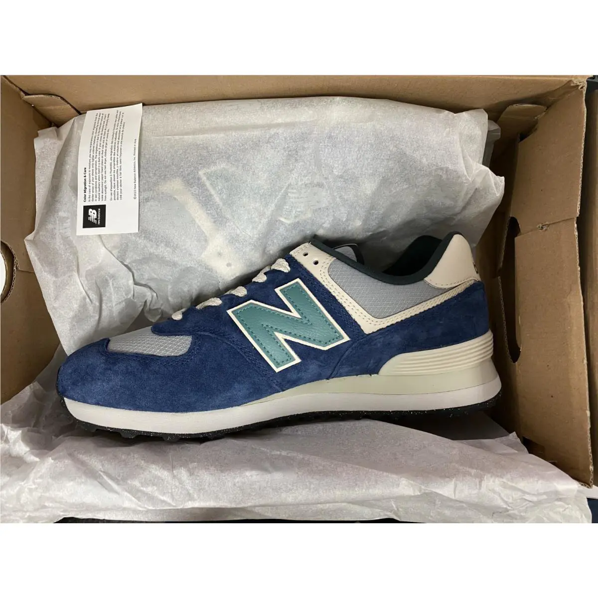 New Balance shoes - New Balance 574 V2 - U574SOA - Blue, Manufacturer: Nb Navy/Slate Grey/New Spruce (UPC: 197376889732) 2