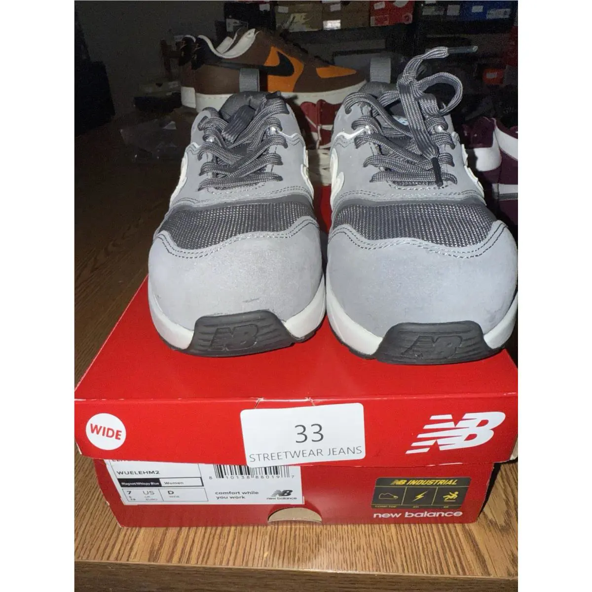 New Balance shoes - SWUELM2 - GREY BLUE WHITE 0