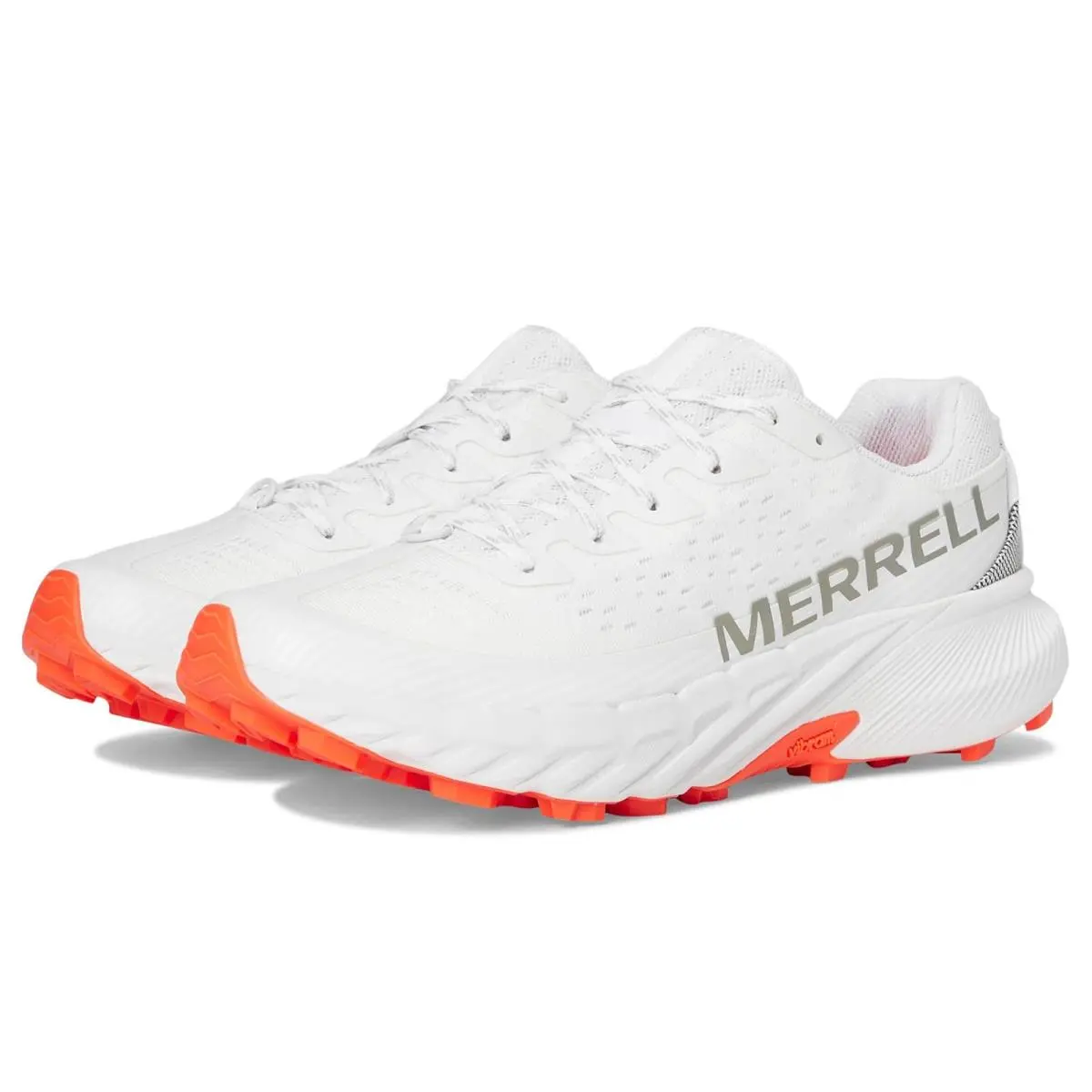 Man`s Sneakers Athletic Shoes Merrell Agility Peak 5 - White/Flare