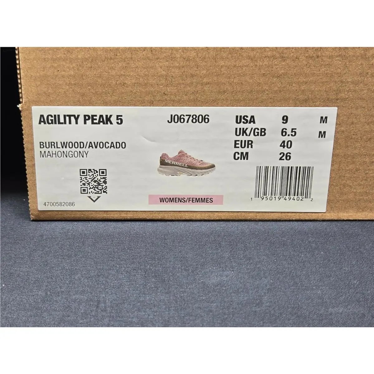 Merrell shoes - Merrell Agility Peak 5 - Agility Peak - J067806 - Pink 9