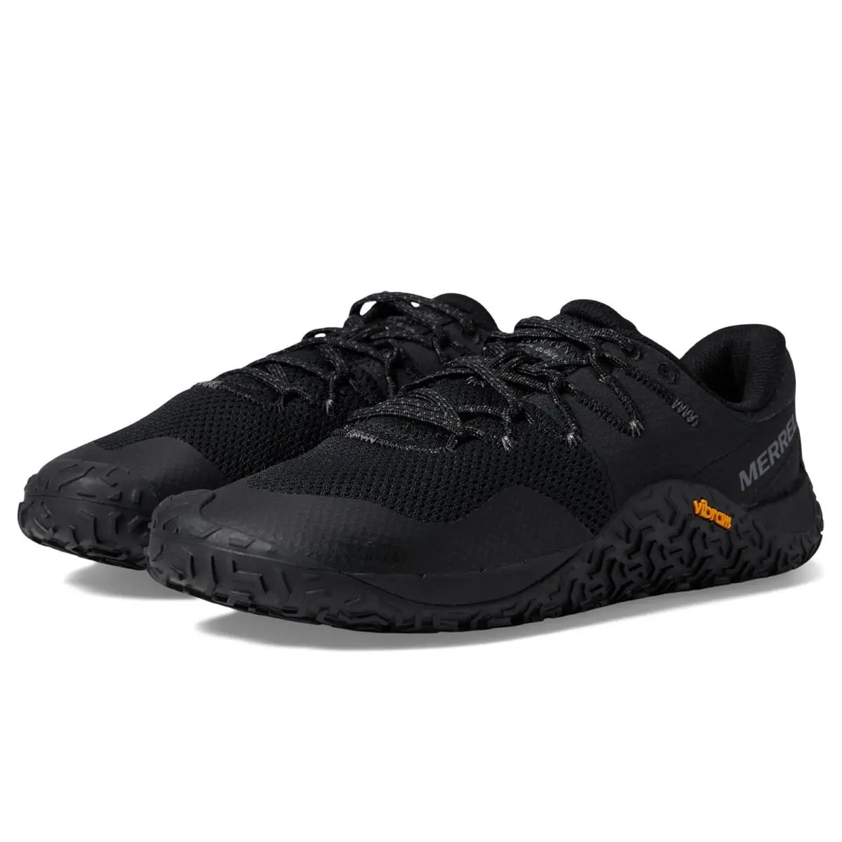 Woman`s Sneakers Athletic Shoes Merrell Trail Glove 7 - Black/Black
