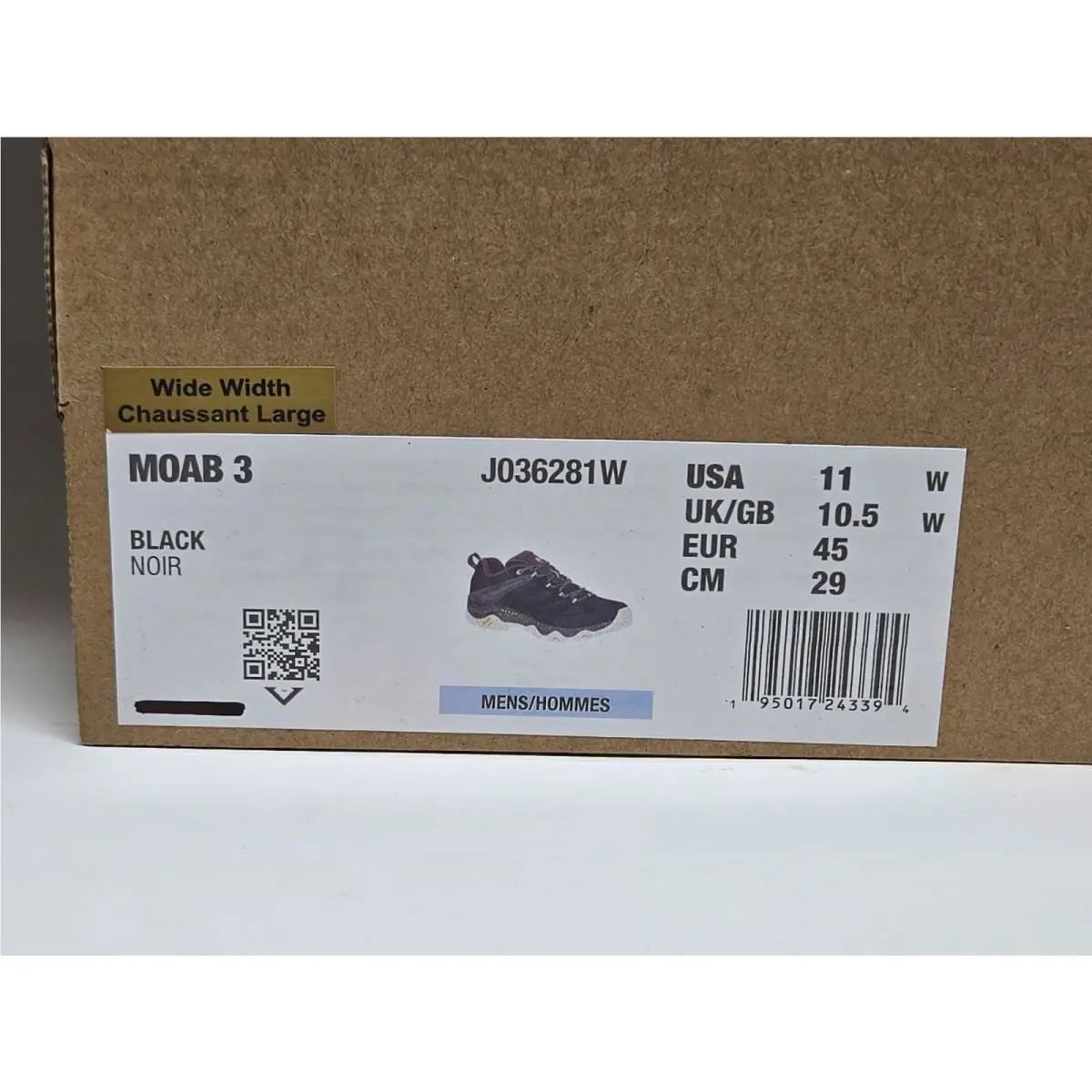 Merrell shoes - J036281W - J036281W - Black 9