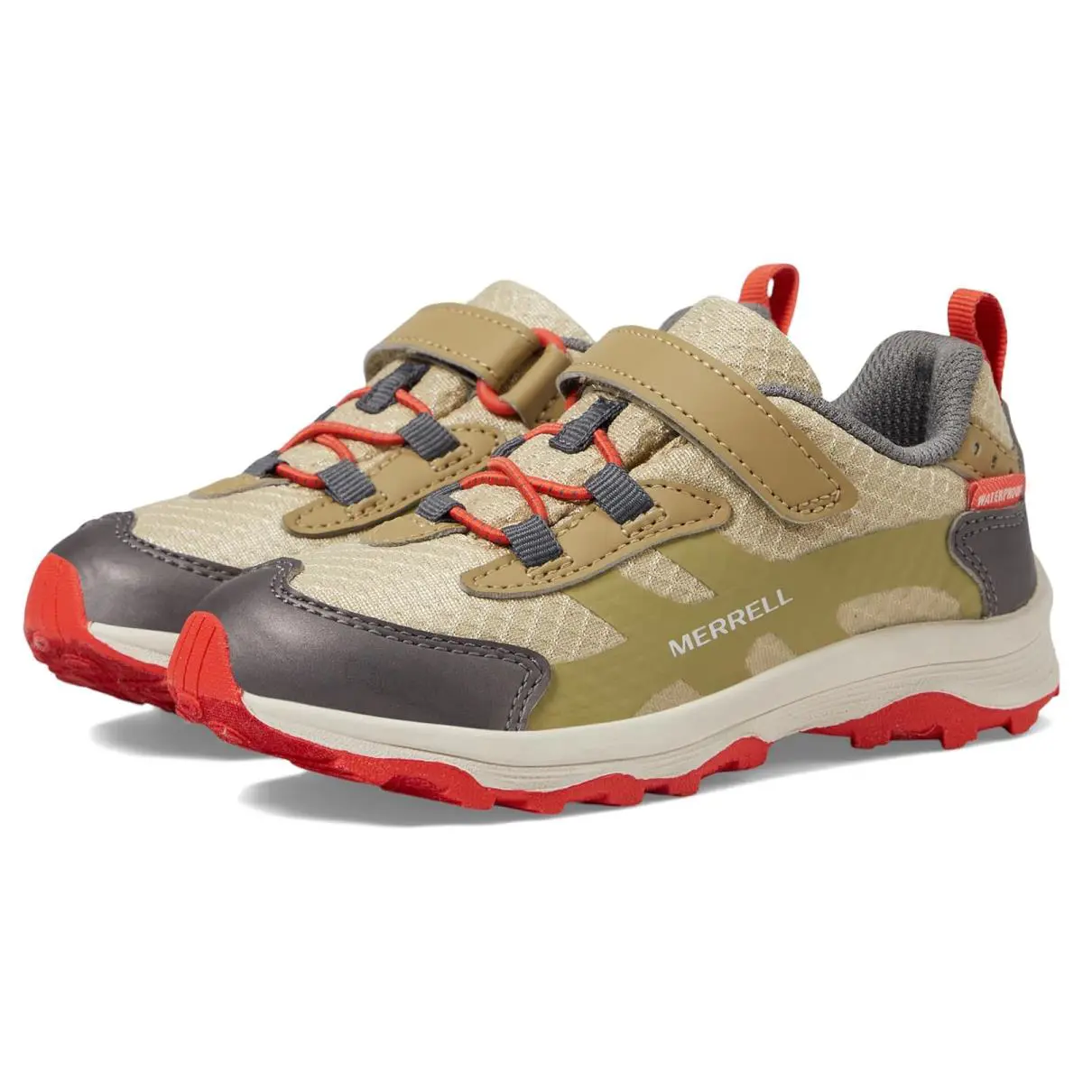Children Unisex Shoes Merrell Kids Moab Speed 2 Low A/c Waterproof Toddler - Coyote