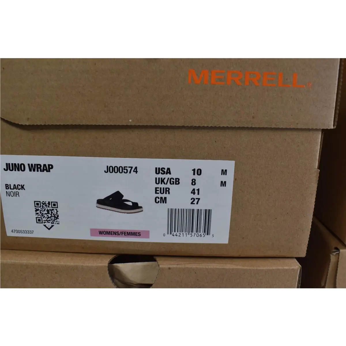 Merrell shoes - Merrell Juno Wrap - Juno Wrap - J000574 - Black (UPC: 044211570655) 10