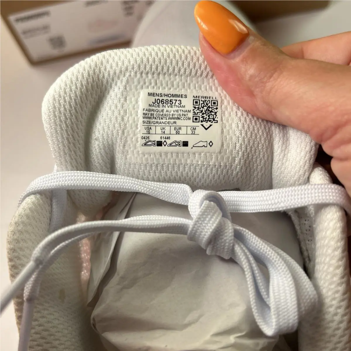 Merrell shoes - Merrell Promorph - Promorph - J068573 - White/Flare (UPC: 0195021282990) 11