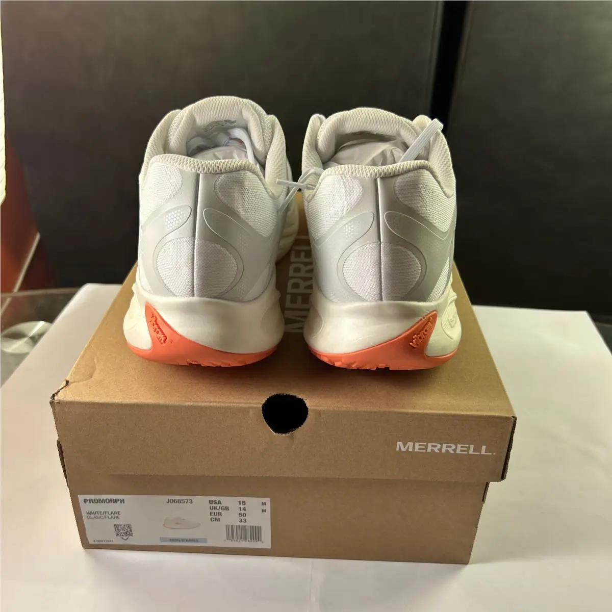 Merrell shoes - Merrell Promorph - Promorph - J068573 - White/Flare (UPC: 0195021282990) 2
