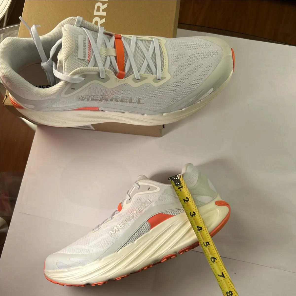 Merrell shoes - Merrell Promorph - Promorph - J068573 - White/Flare (UPC: 0195021282990) 7