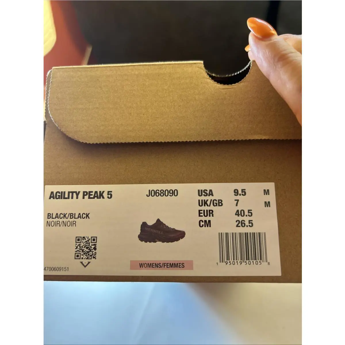 Merrell shoes - J068090 - J068090 - Black (UPC: 0195019501058) 13