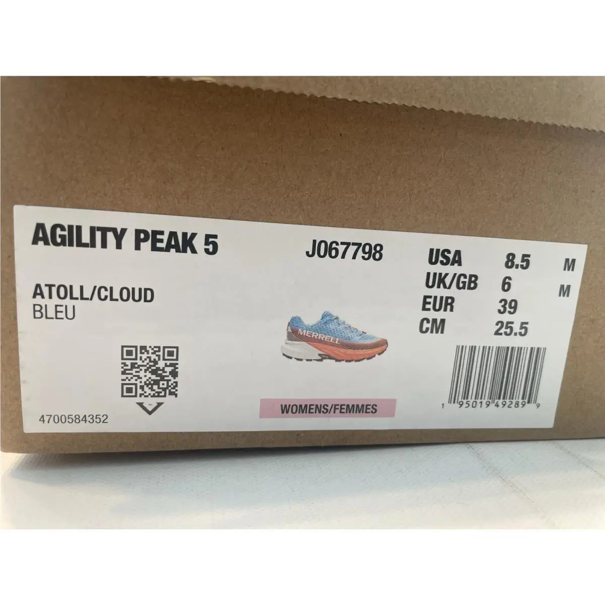 Merrell shoes - Merrell Agility Peak 5 - Agility Peak - Agility Peak - Blue 15