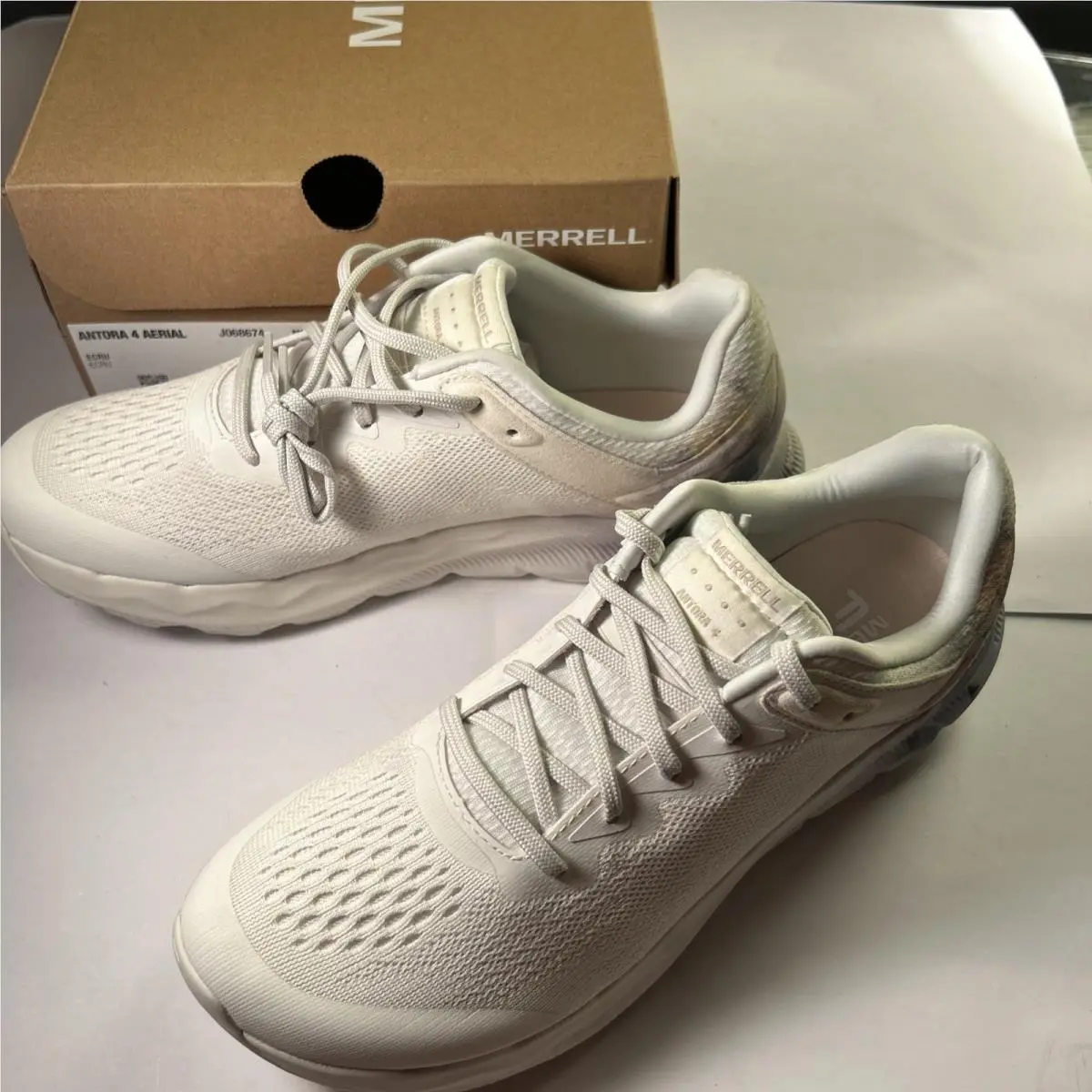 Merrell shoes - Merrell Antora 4 Aerial - Antora Aerial - J068674 - Ecru (UPC: 0195021289524) 11