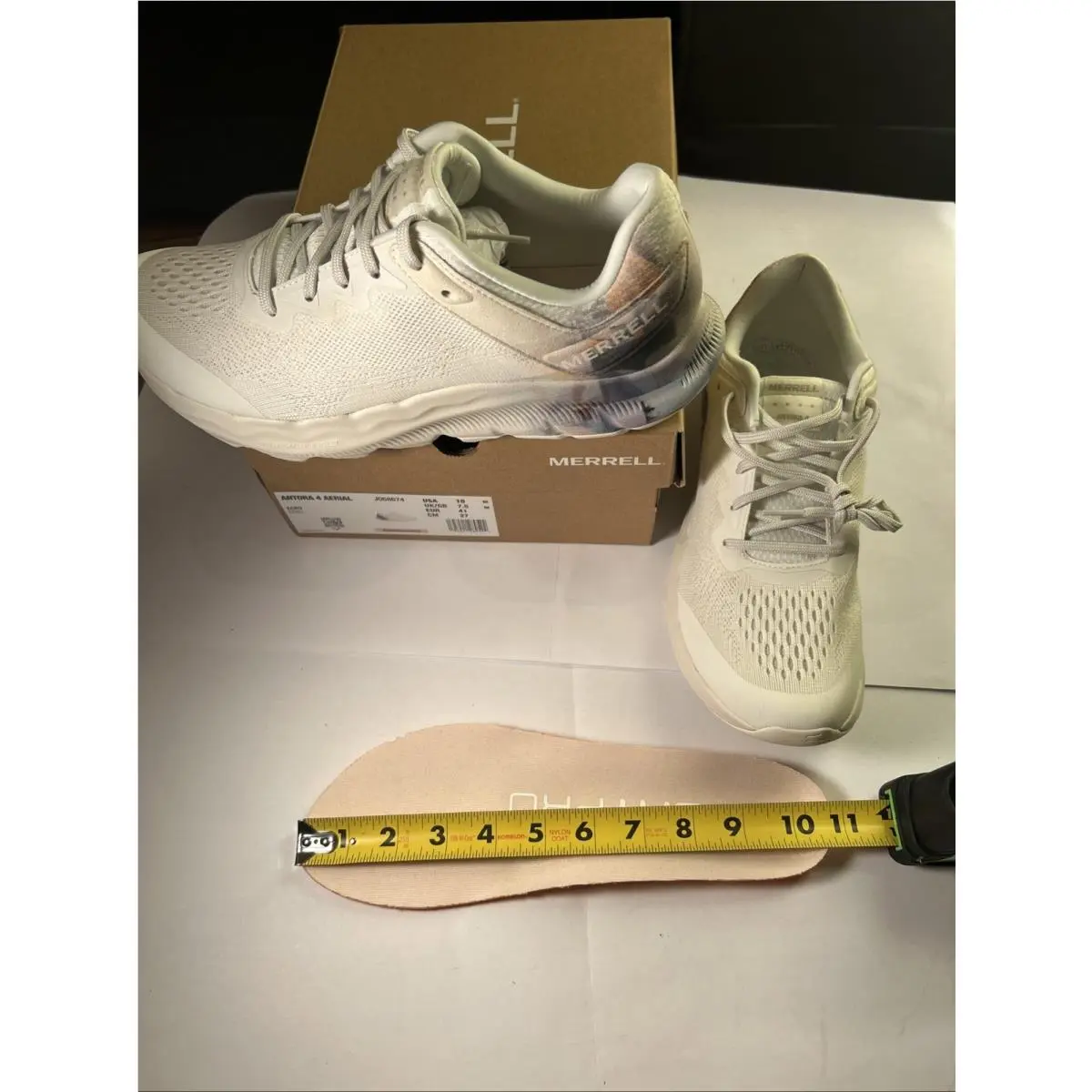 Merrell shoes - Merrell Antora 4 Aerial - Antora Aerial - J068674 - Ecru (UPC: 0195021289524) 6