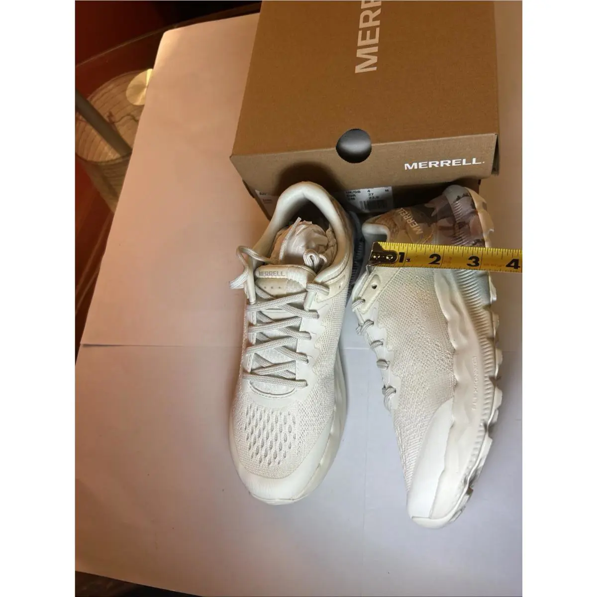 Merrell shoes - Merrell Antora 4 - Antora - J068674 - Ecru (UPC: 0195021289487) 4