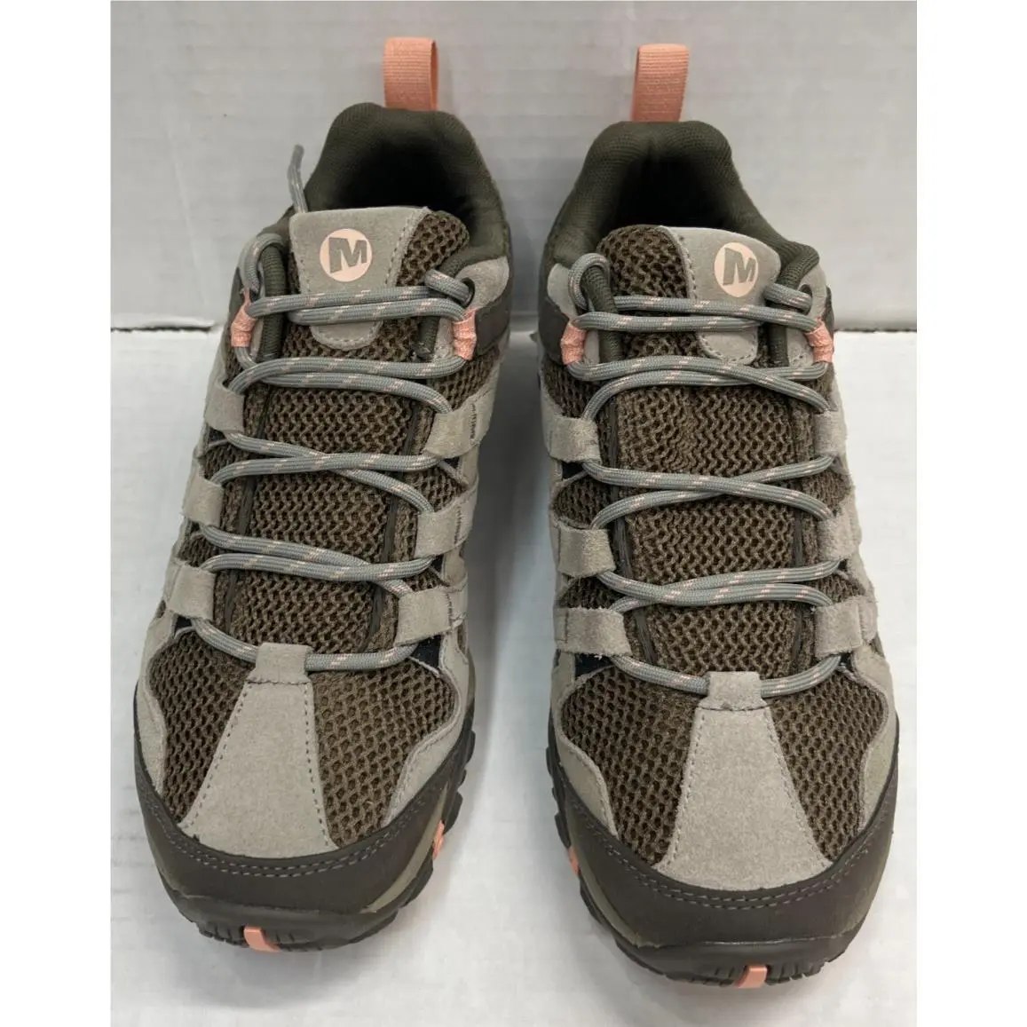 Merrell Women`s Alverstone Hiking Shoes Protective Toe Cap in Aluminum Size 8.5M