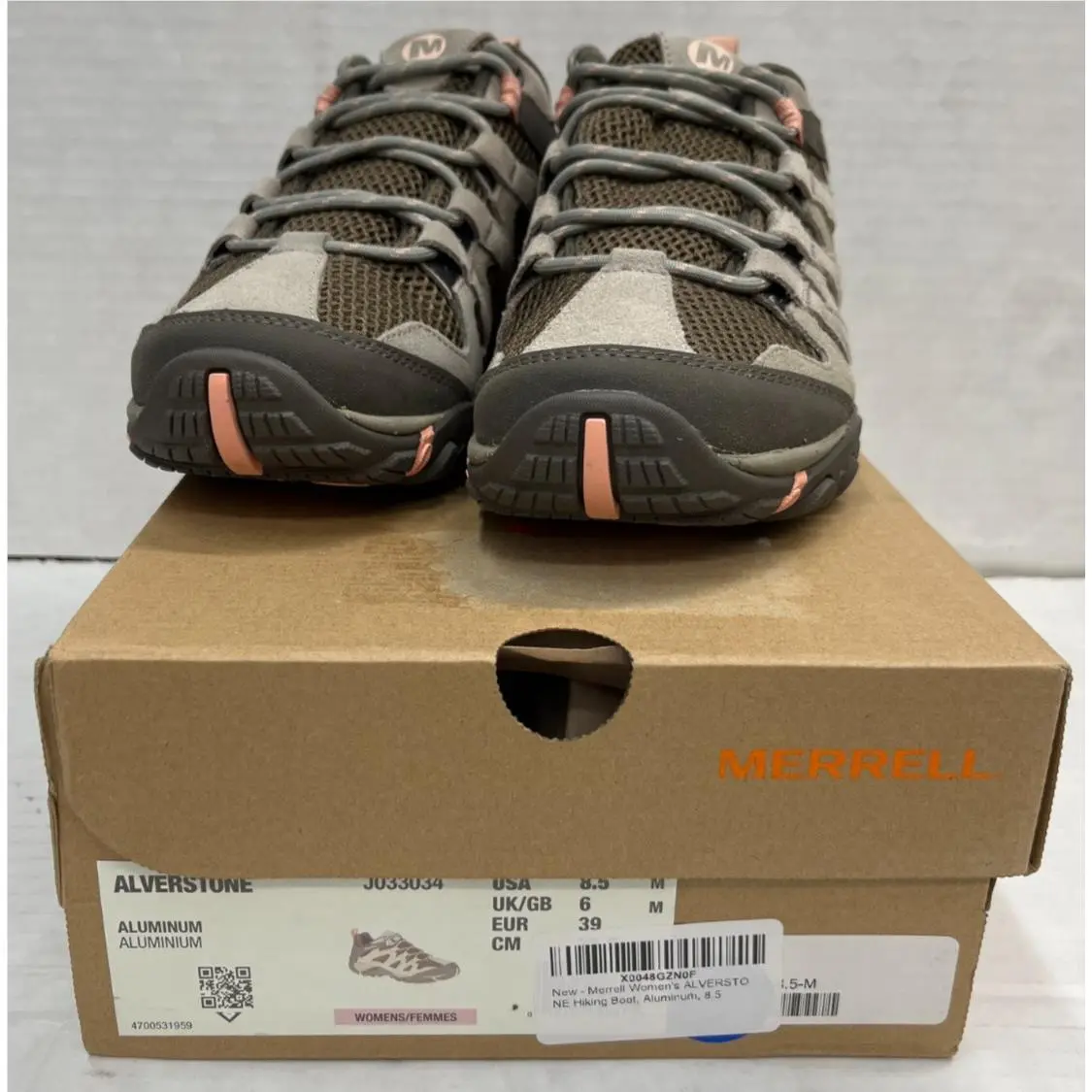 Merrell shoes - Merrell Alverstone - Alverstone - J033324 - Gray (UPC: 018472728315) 0