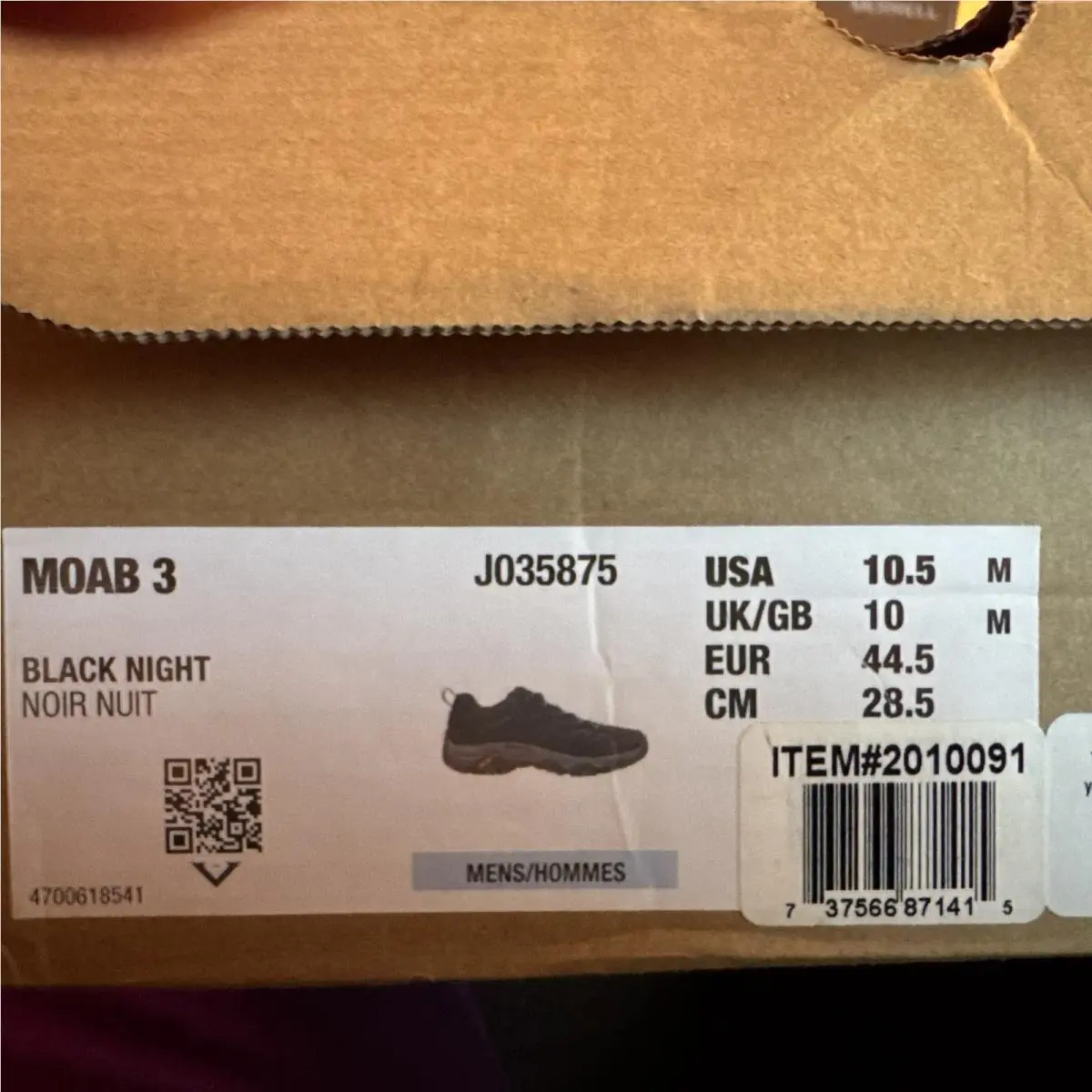 Merrell shoes - Merrell Moab 3 - Moab - J035875 - Black (UPC: 0737566871439) 6