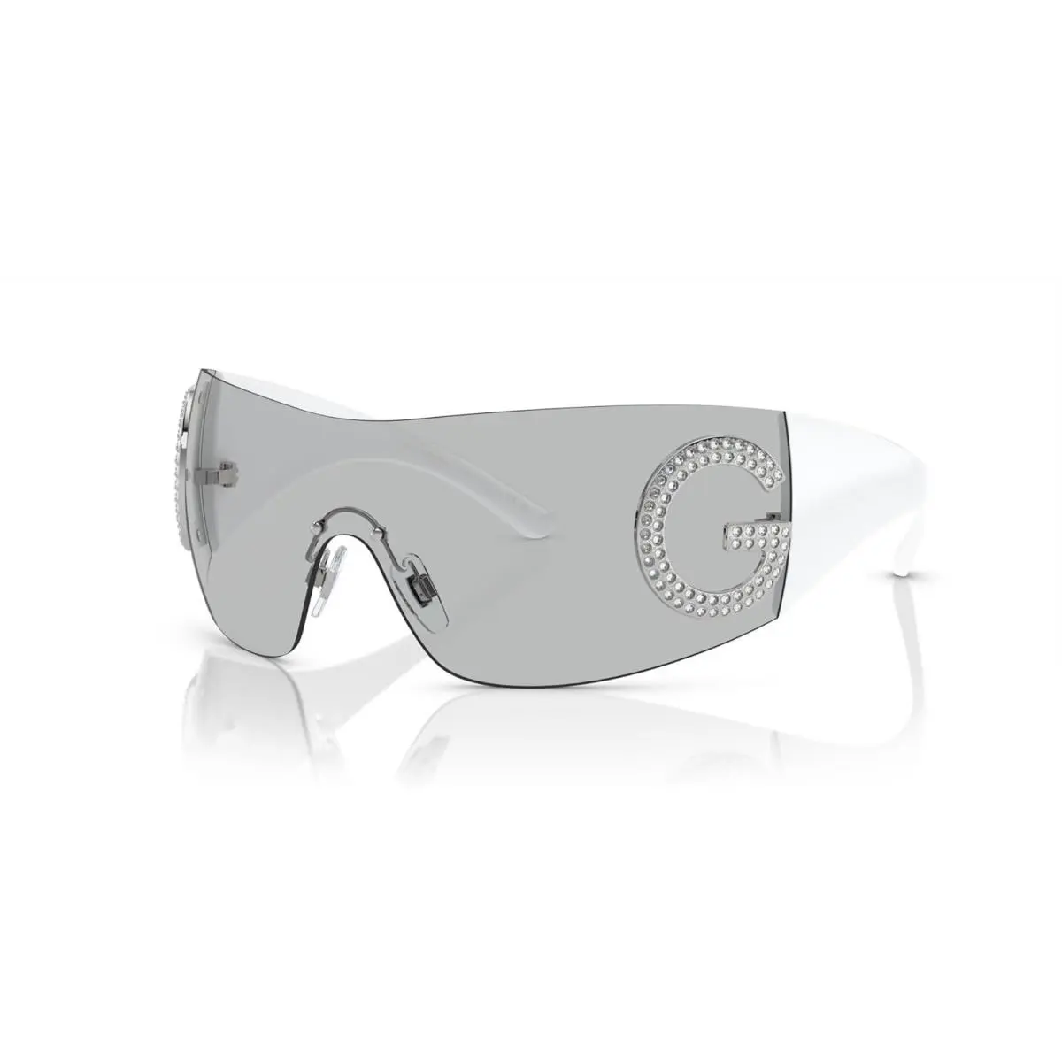 Dolce Gabbana Sunglasses DG2298B 0687 40mm Light Grey / Light Grey Lens