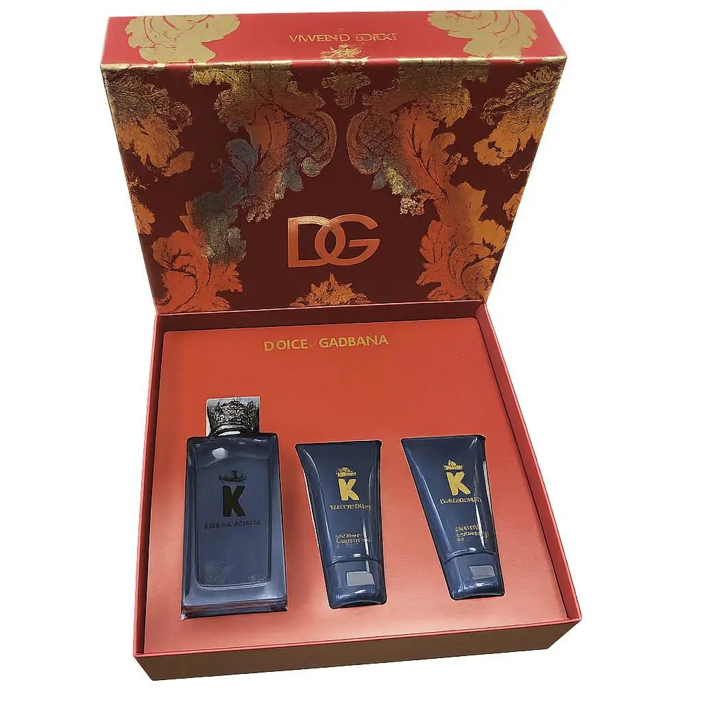 Dolce Gabbana K 3.3 Oz Eau De Parfum Spray 3Pc Set For Men