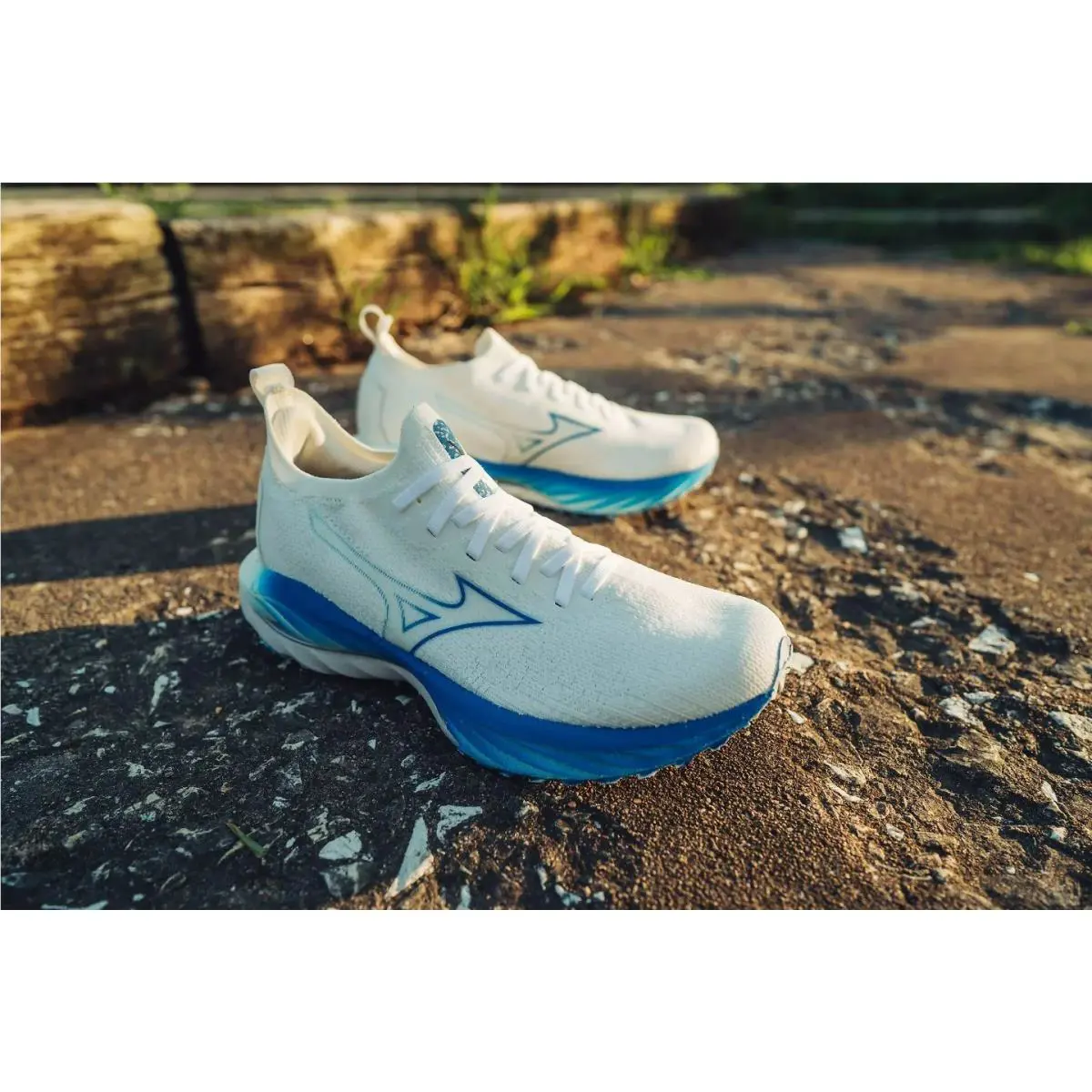 Mizuno shoes - Mizuno Wave Neo Wind J1GD227821 - J1GD227821 - White / Blue 13