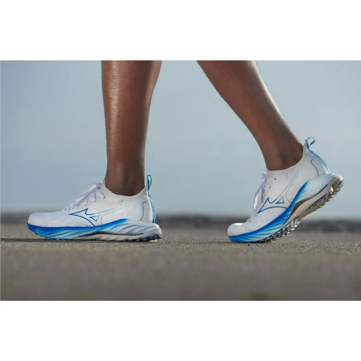 Mizuno shoes - Mizuno Wave Neo Wind J1GD227821 - J1GD227821 - White / Blue 15
