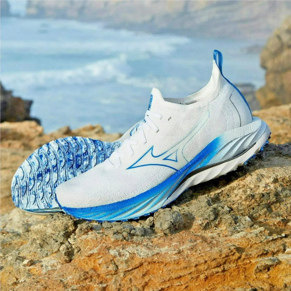 Mizuno shoes - Mizuno Wave Neo Wind J1GD227821 - J1GD227821 - White / Blue 0