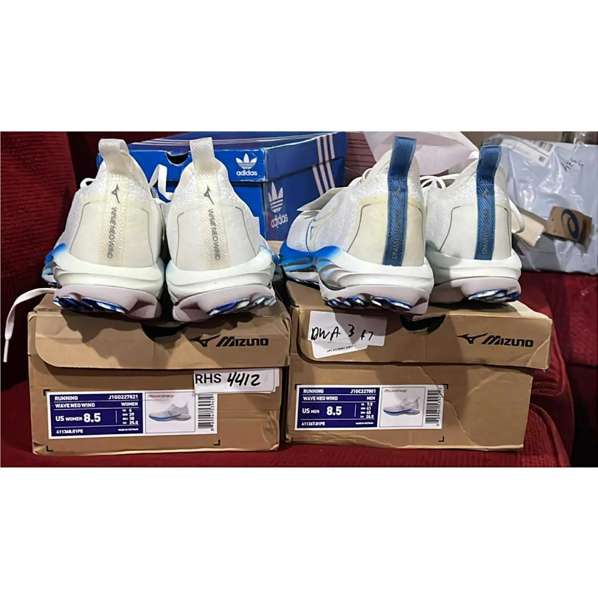 Mizuno shoes - Mizuno Wave Neo Wind J1GD227821 - J1GD227821 - White / Blue 20