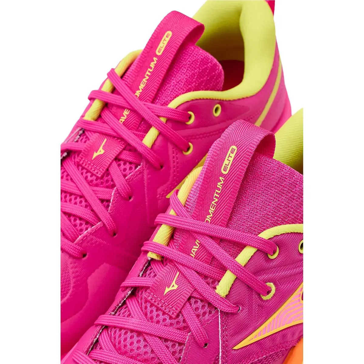 Mizuno shoes - Pink Tetra/Fortune Yellow 4