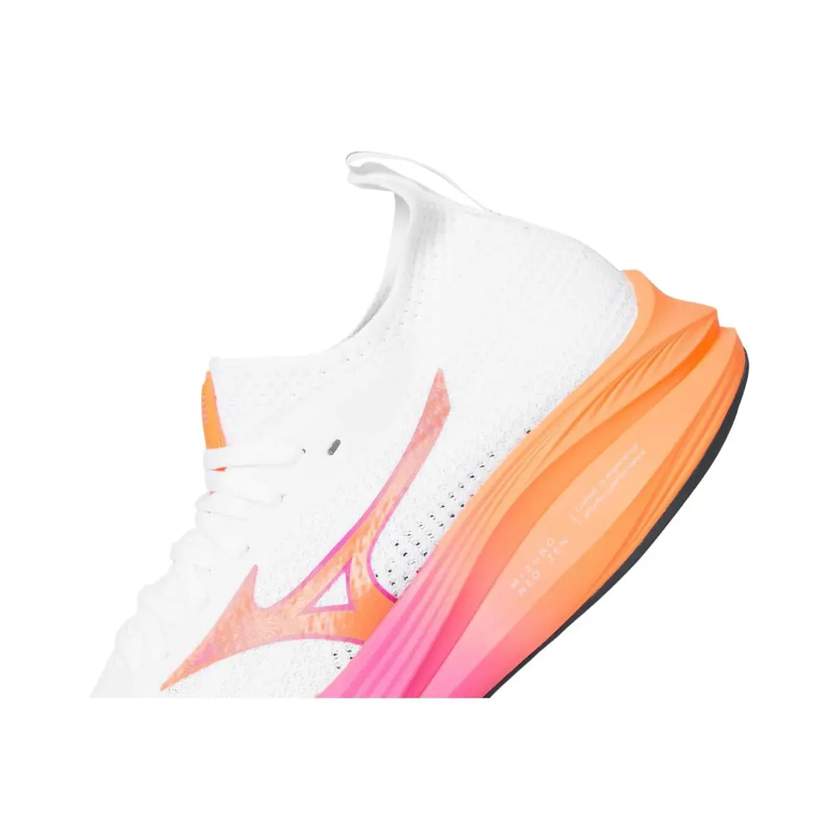Mizuno shoes - White/Tang Orange 4