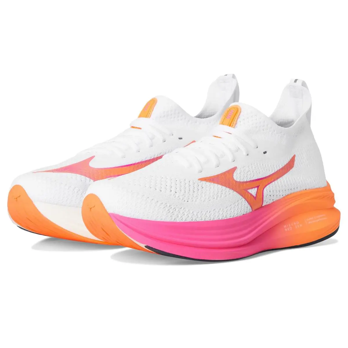 Mizuno shoes - White/Tang Orange 6