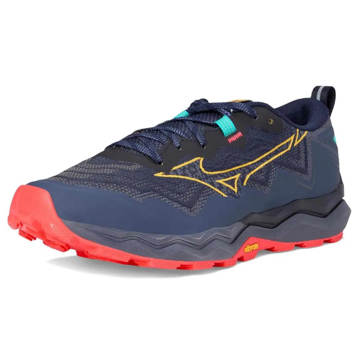 Mizuno shoes - Baritone Blue/Citrus 5