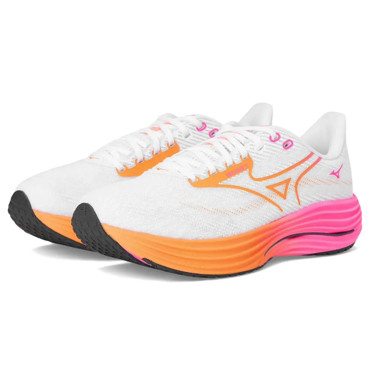Mizuno shoes - White/Tang Orange 6