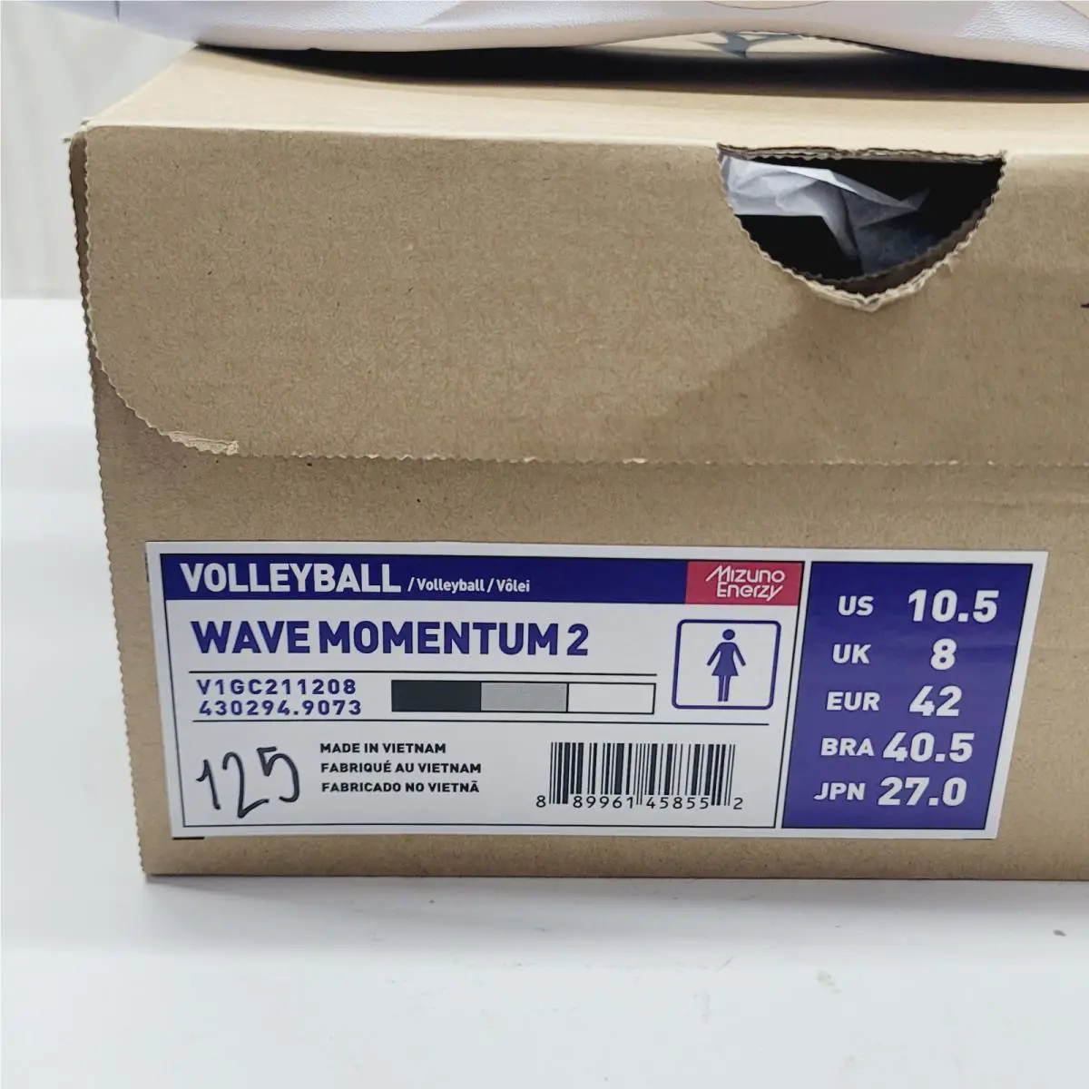 Mizuno shoes - Mizuno Wave Momentum 2 - Wave Momentum - Black (UPC: 889961458552) 7